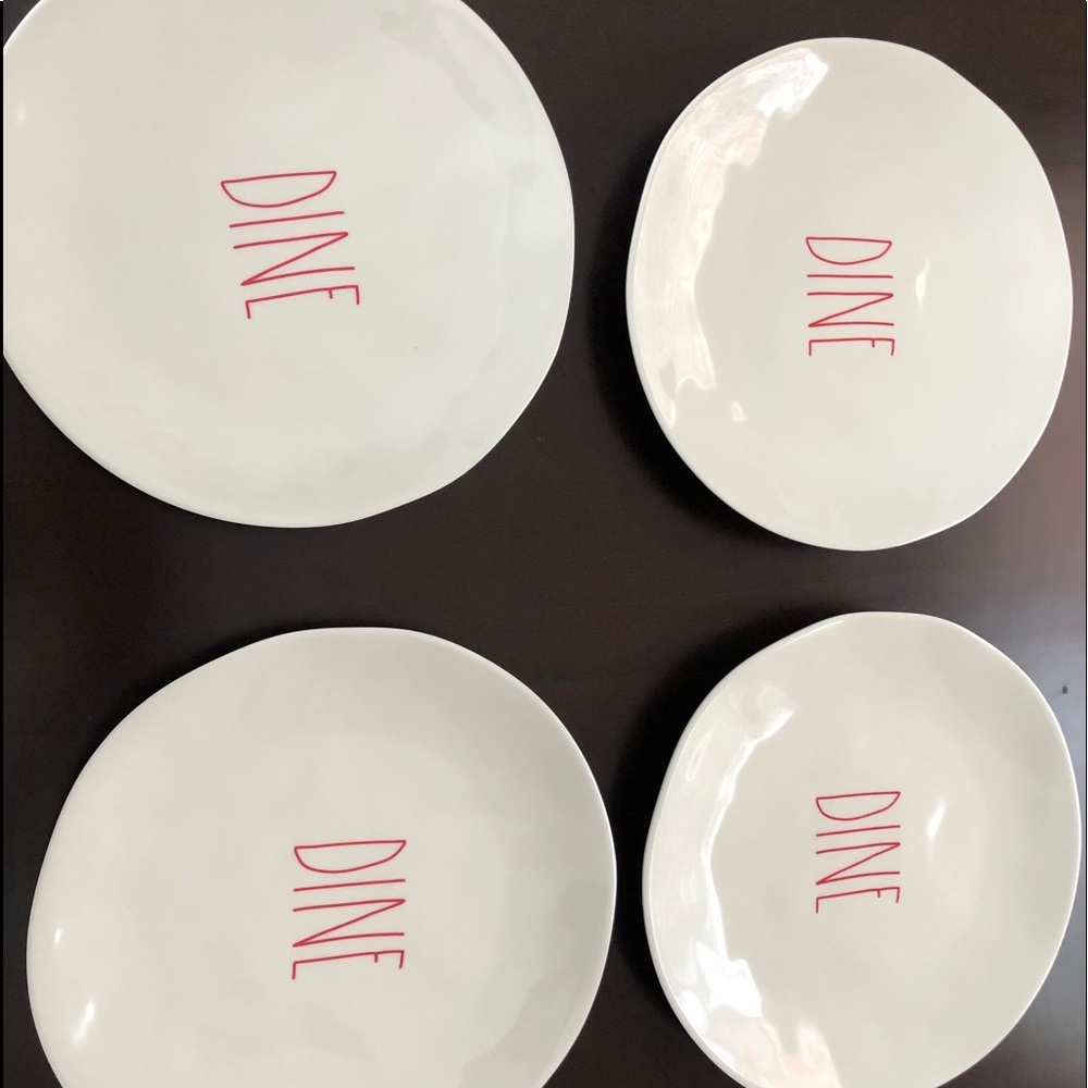 NWT - Rae Dunn DINE plates